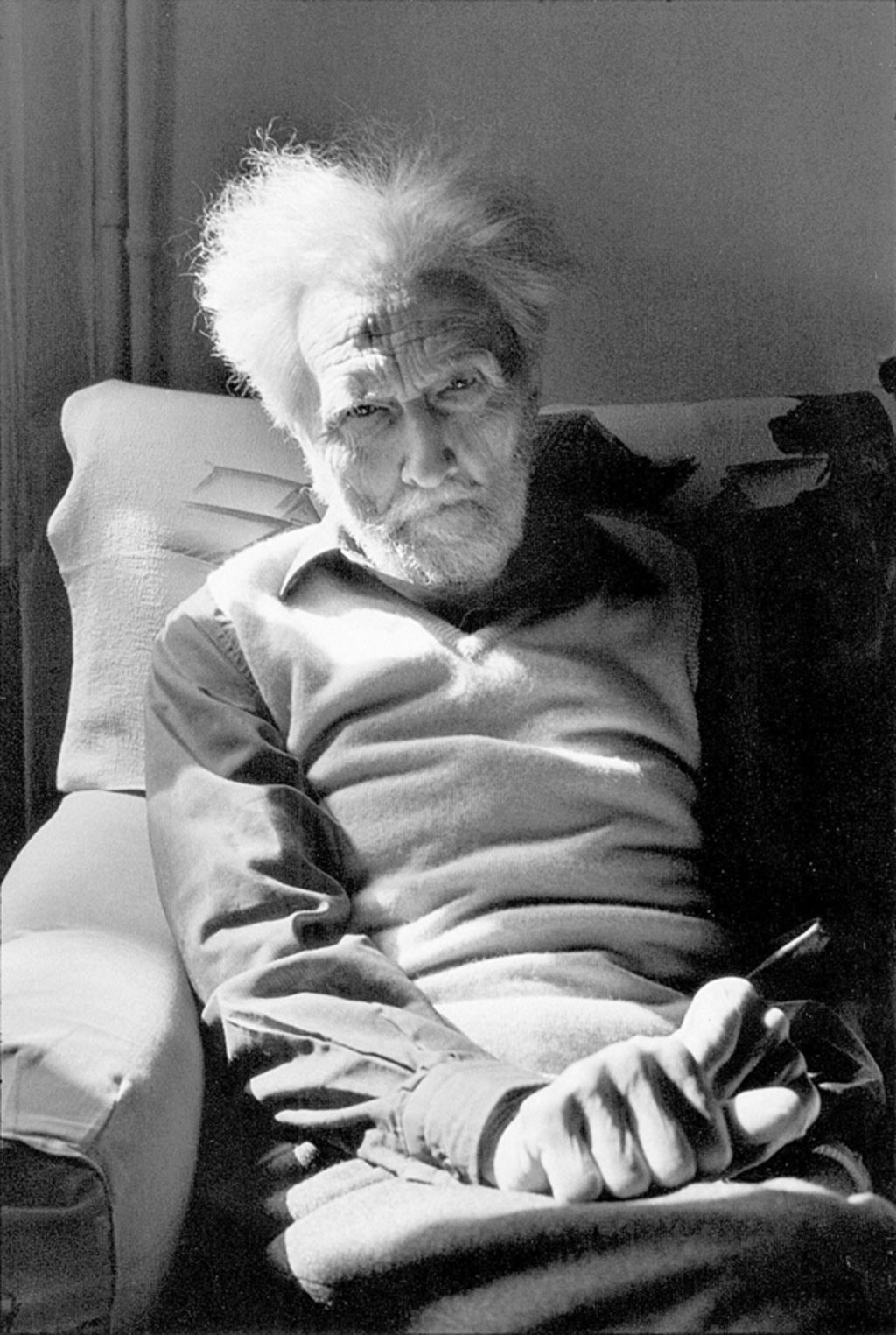 Ezra Pound, escritor, Venecia, Italia, 1971