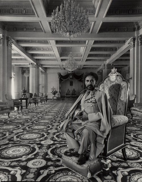 Hailé Selassie, emperador de Etiopía, Addis Abeba 1958